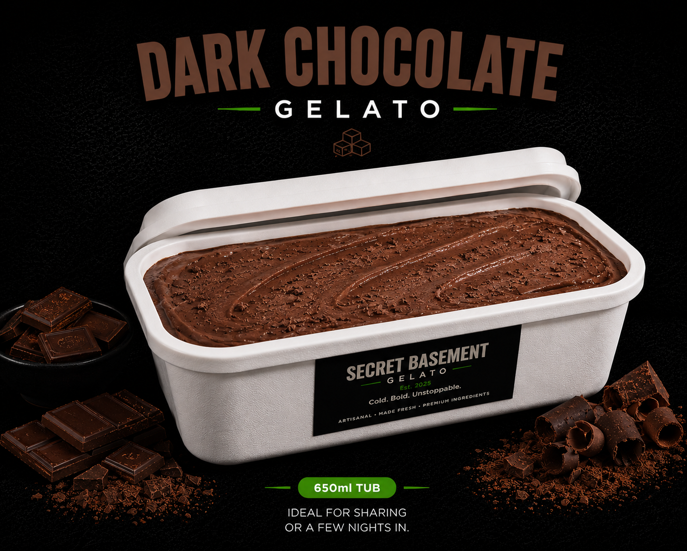 Dark Chocolate Gelato