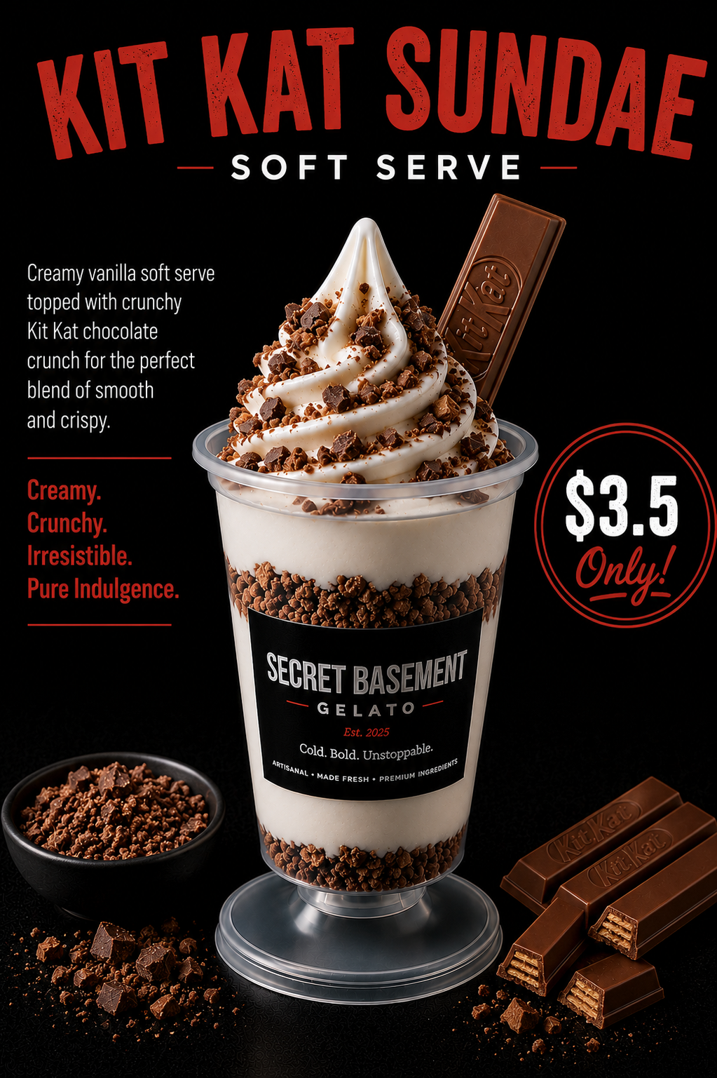 Kit Kat Sundae