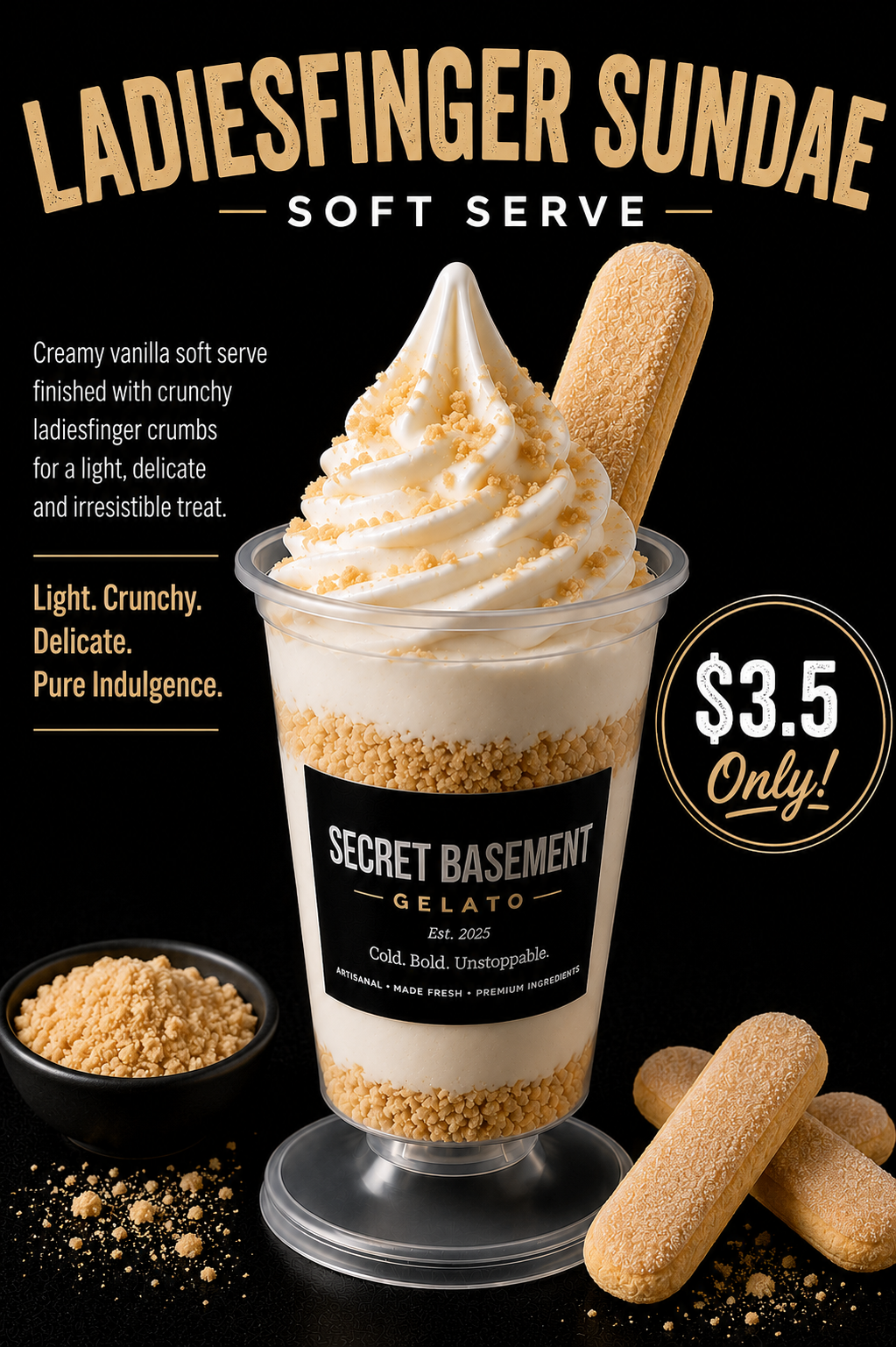 Ladiesfinger Sundae
