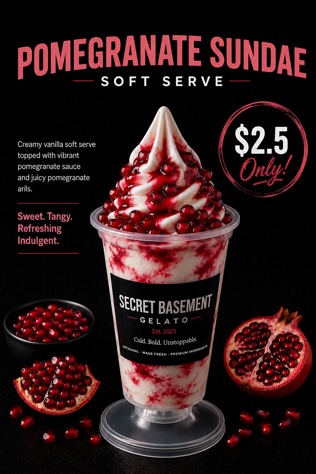 Pomegranate Sundae