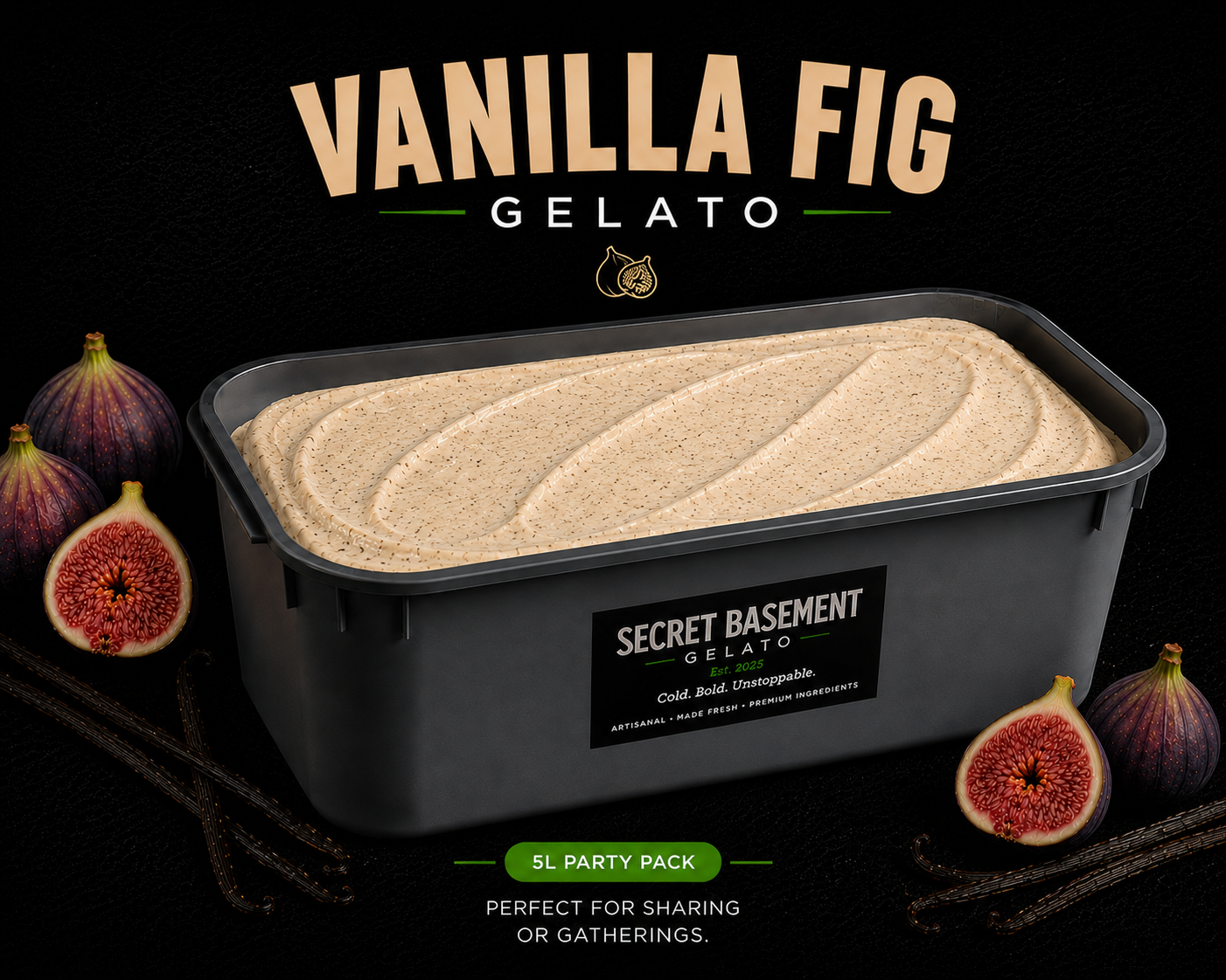 Vanilla Fig Gelato