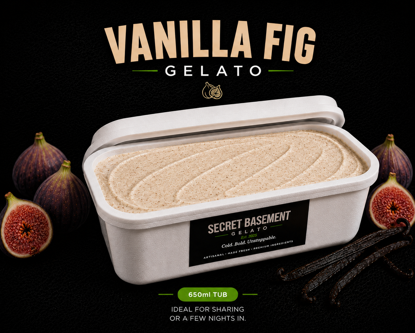 Vanilla Fig Gelato