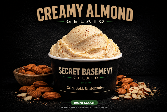 Creamy Almond Gelato