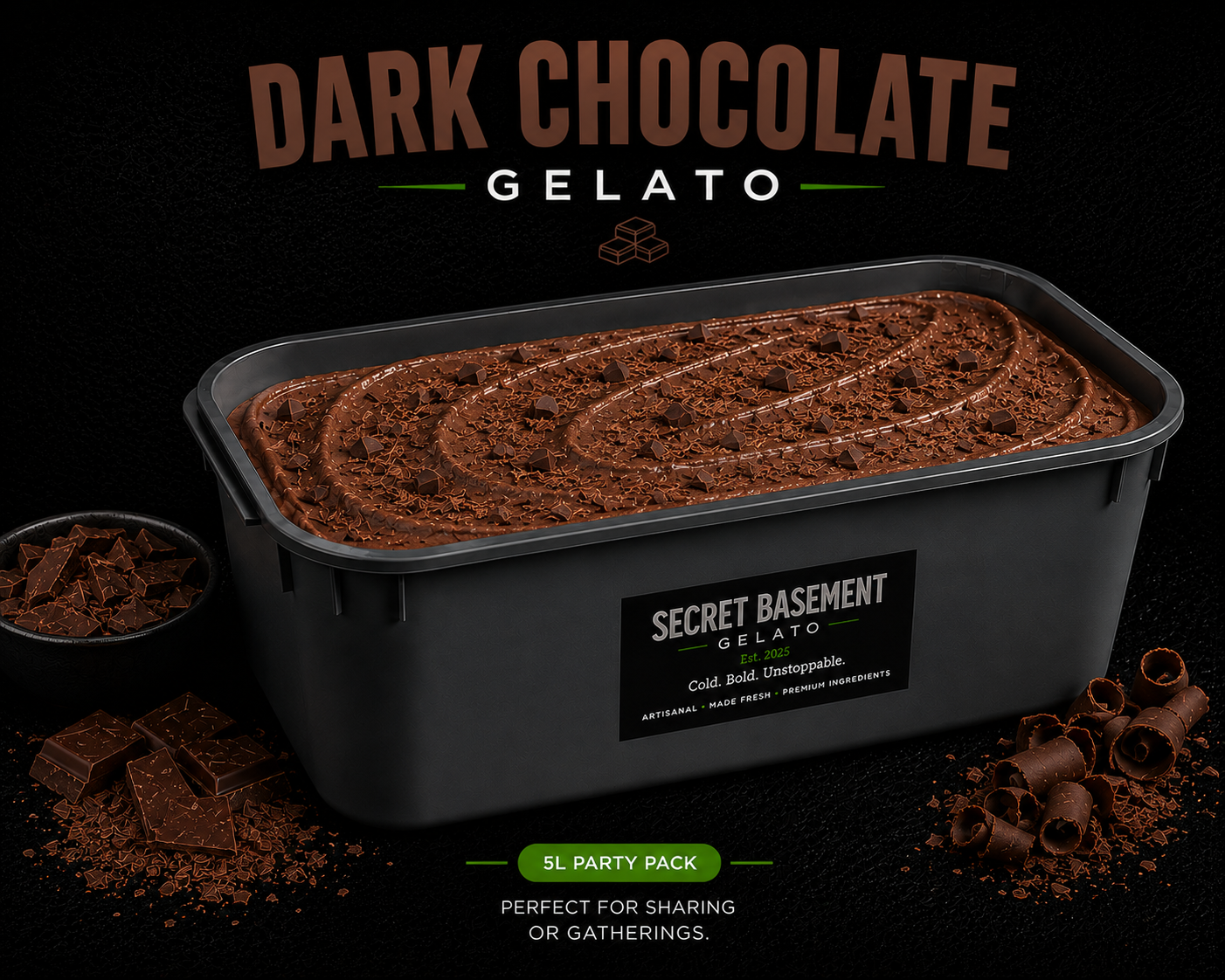 Dark Chocolate Gelato