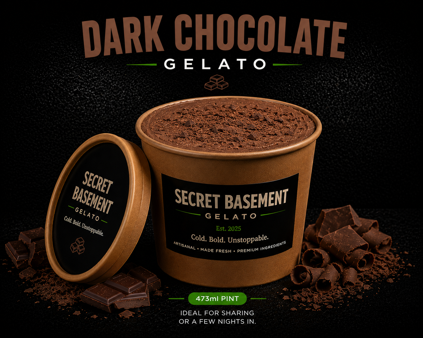 Dark Chocolate Gelato
