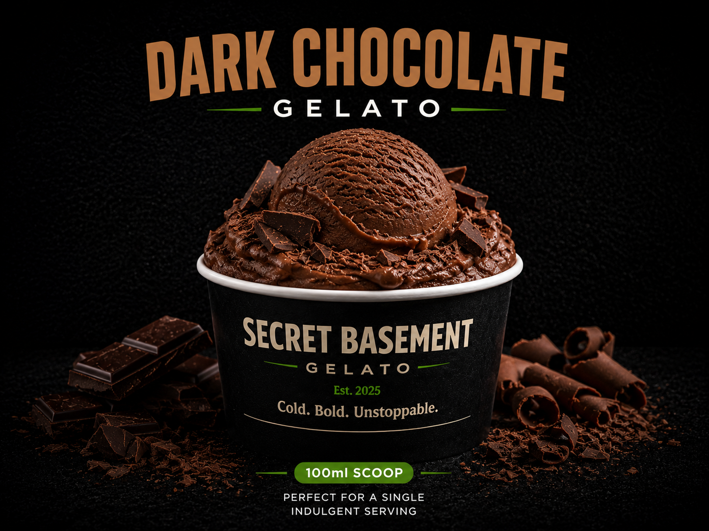 Dark Chocolate Gelato