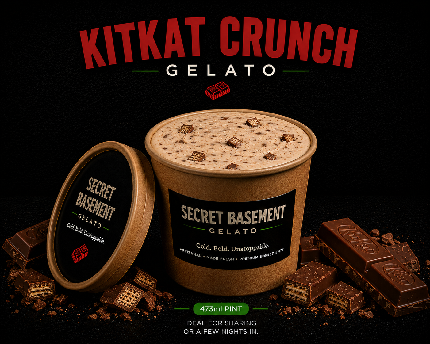 KitKat Crunch Gelato