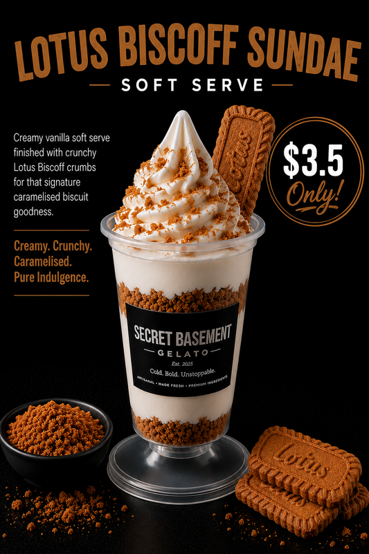 Lotus Biscoff Sundae