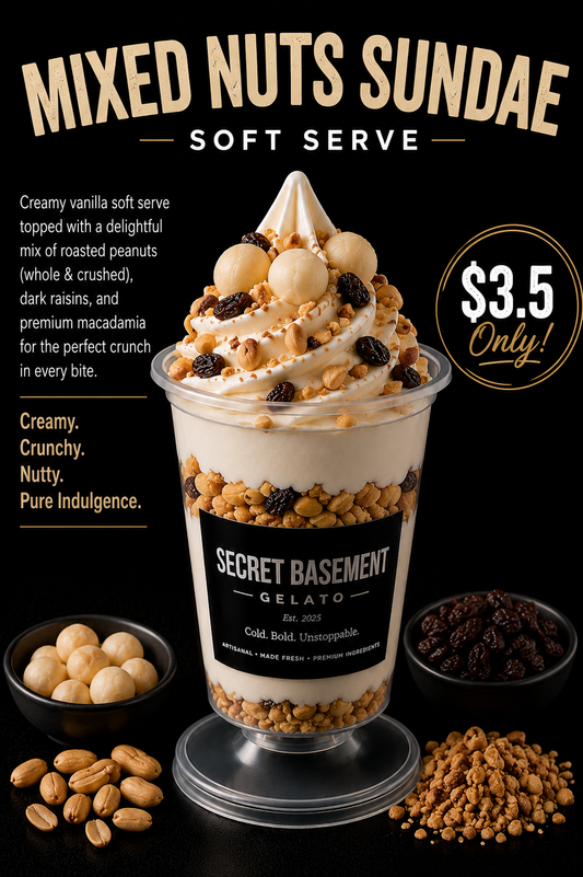 Mixed Nuts Sundae