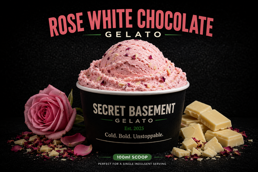 Rose White Chocolate Gelato