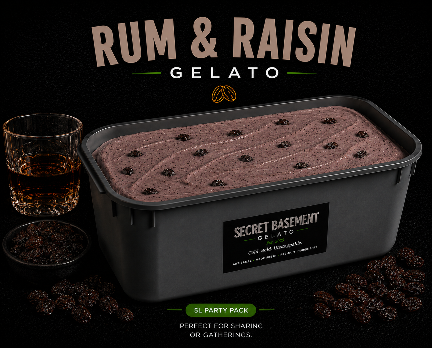 Rum & Raisin Gelato