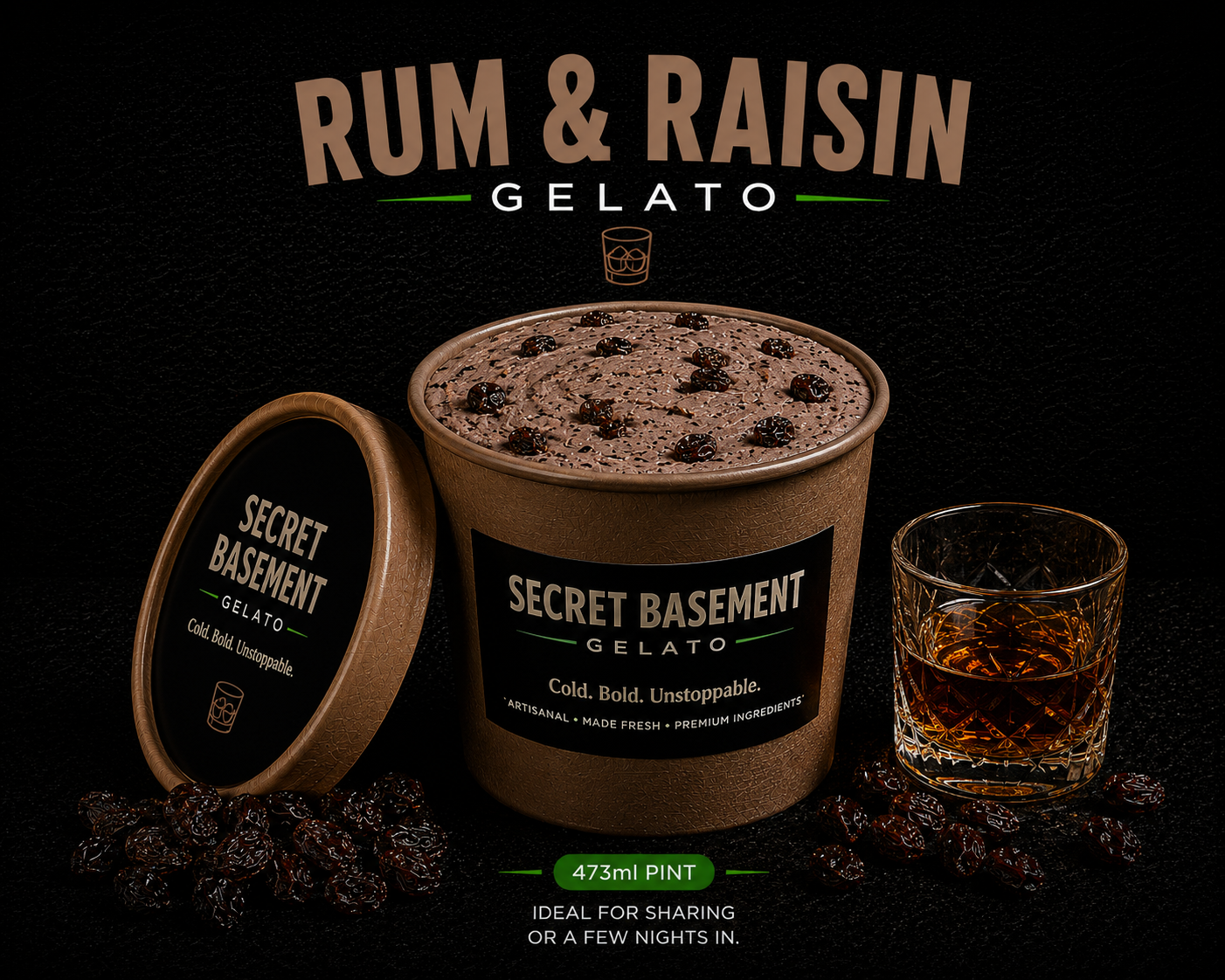 Rum & Raisin Gelato