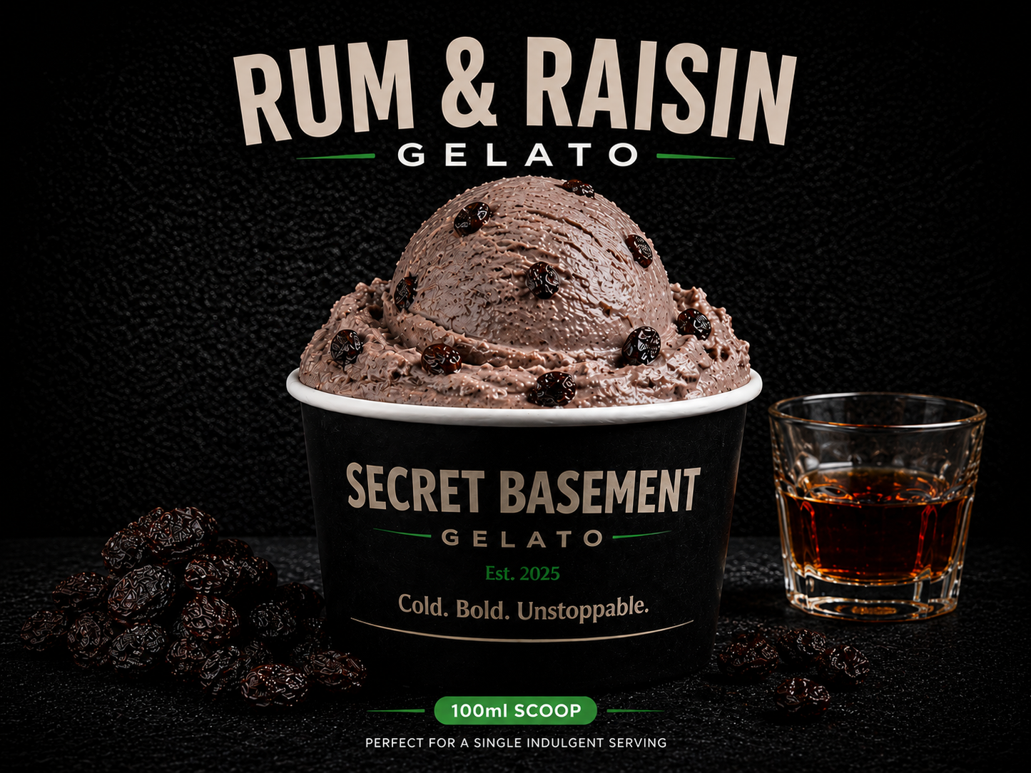 Rum & Raisin Gelato