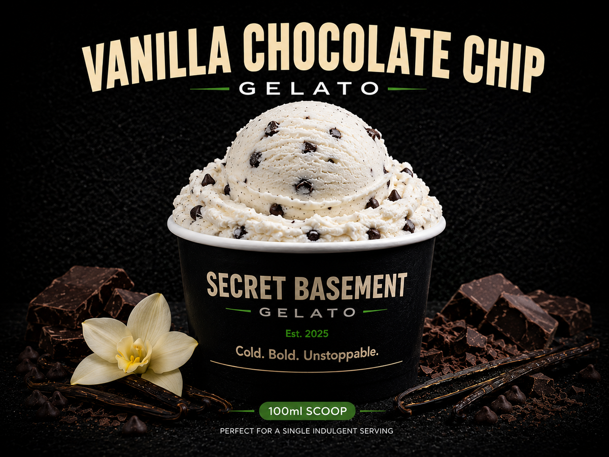 Vanilla Chocolate Chip Gelato