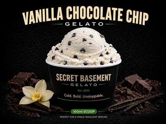 Vanilla Chocolate Chip Gelato