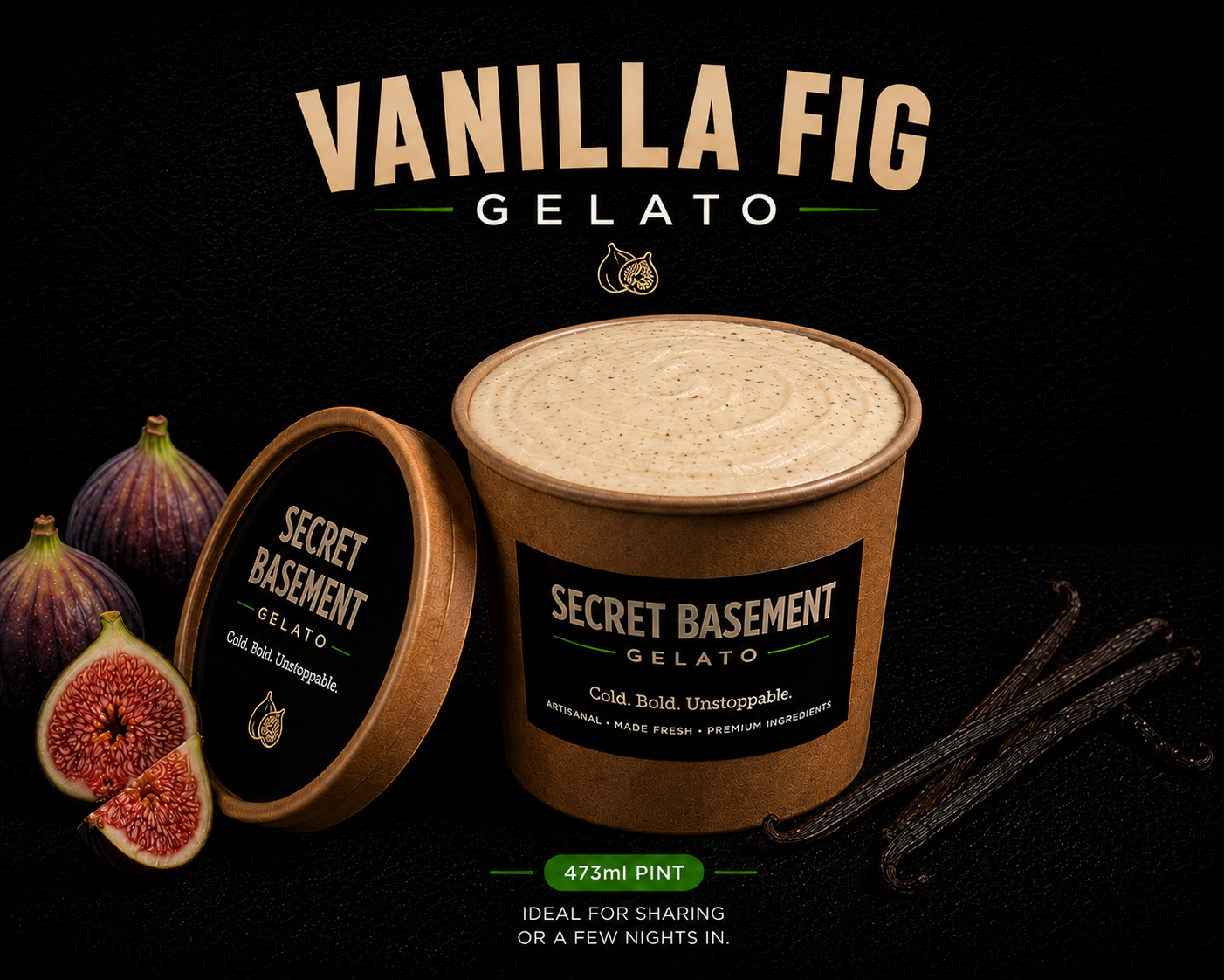 Vanilla Fig Gelato