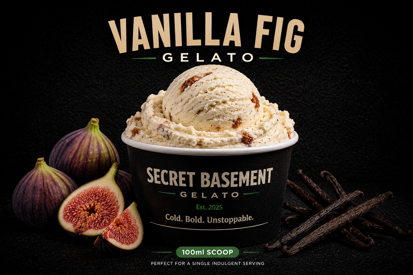 Vanilla Fig Gelato